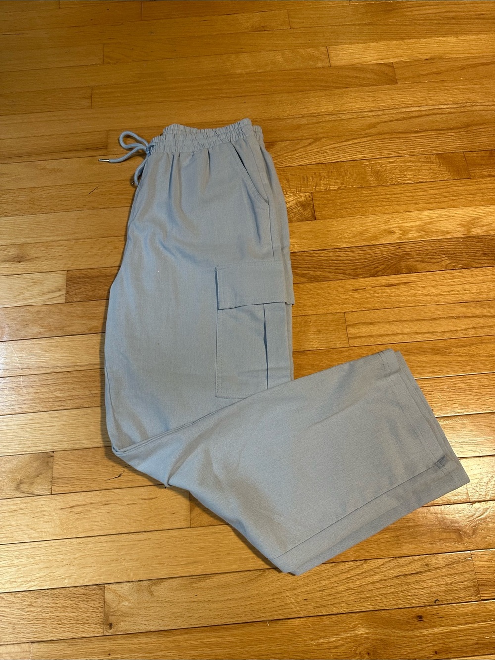 Active USA Light Blue Cargo Jogger Pants - Casual Size Medium